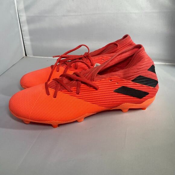 Adidas Nemeziz 19+ Red Orange Sample FG SOCCER cleats - Picture 1 of 5